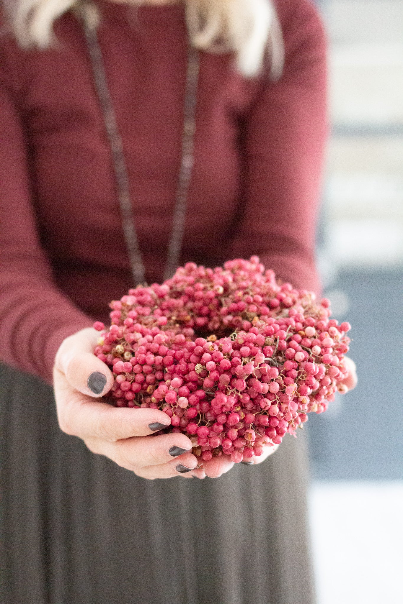 Kranz Rosa Pfefferbeeren